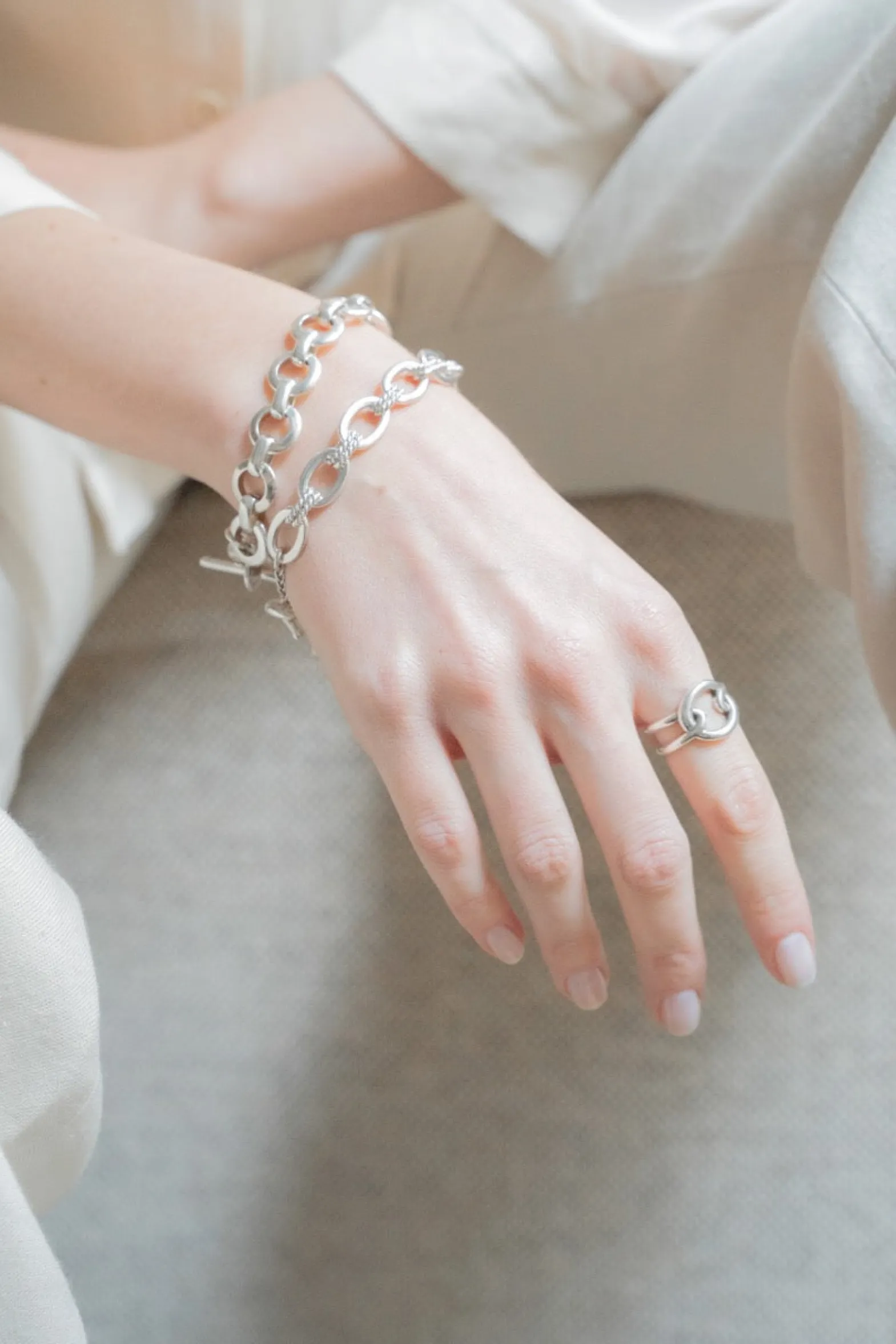 Philippe Audibert Bracelet Alyssa Argente Hot