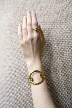 Philippe Audibert Bracelet Anneau Dore Fashion