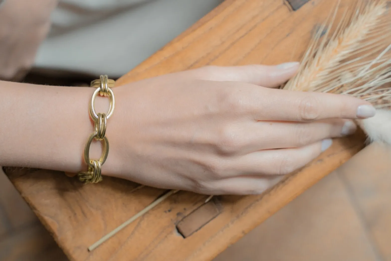Philippe Audibert Bracelet Byron Gm Dore Shop