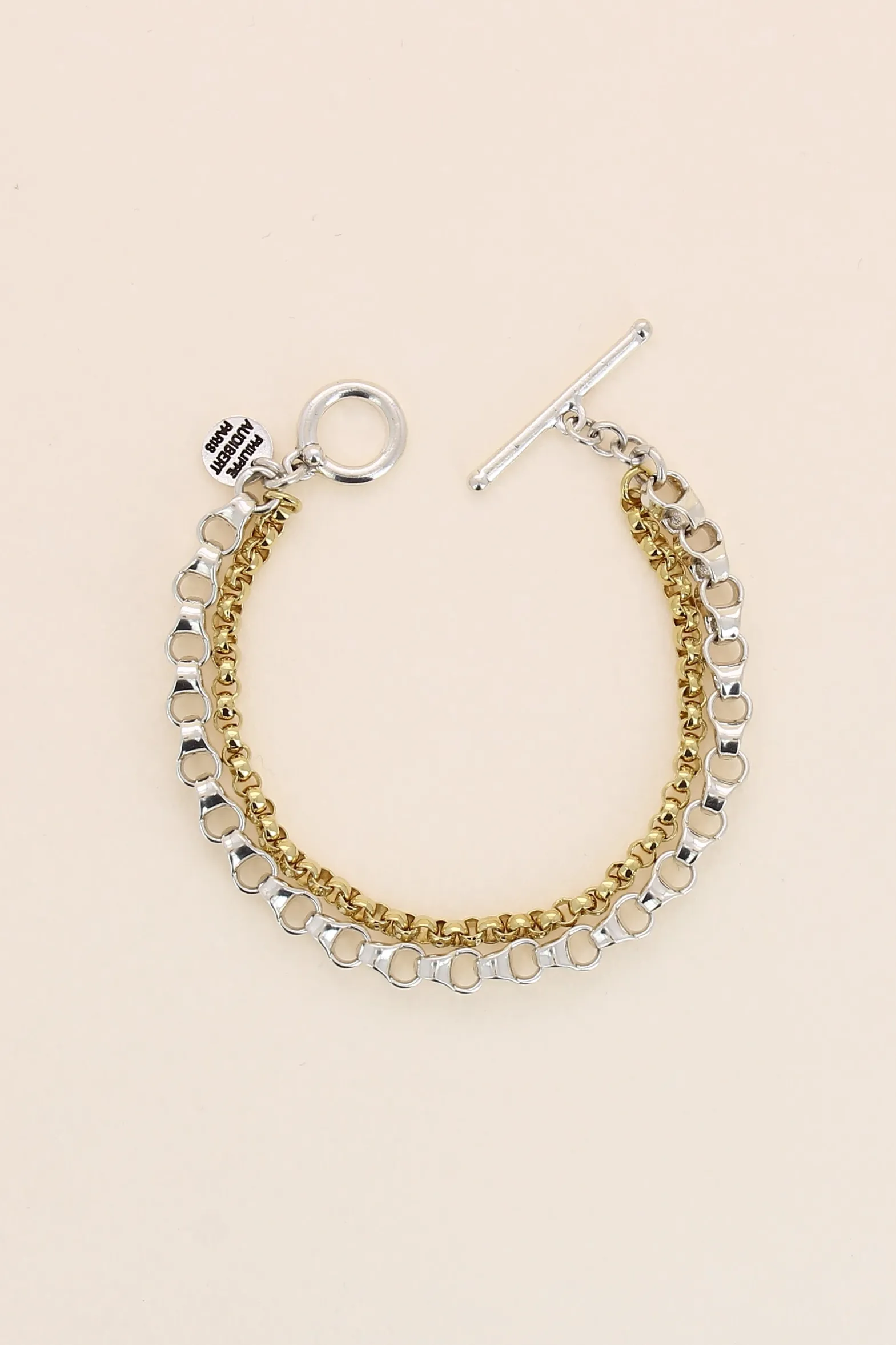 Philippe Audibert Bracelet Virgil Double Bicolore Best Sale