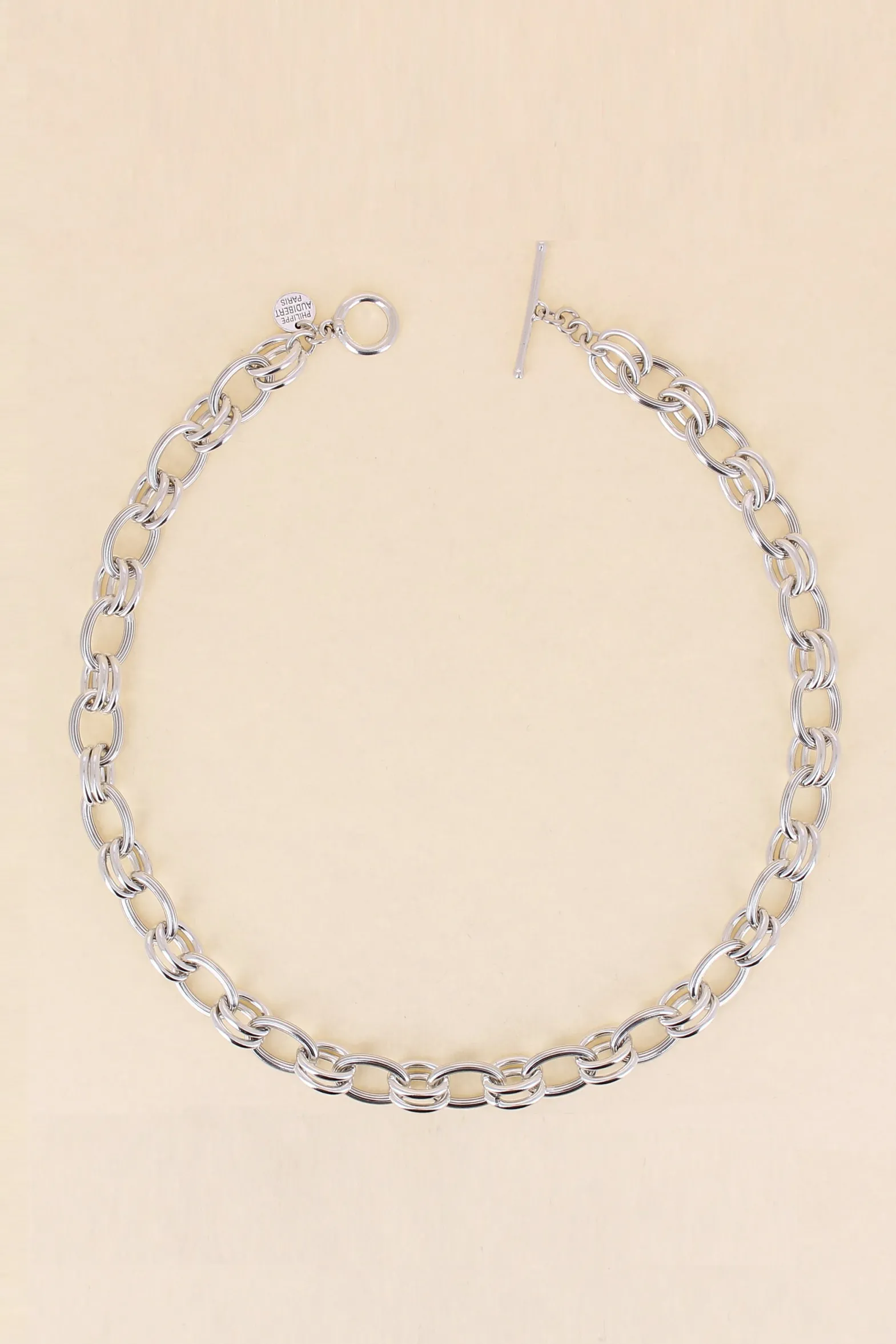Philippe Audibert Byron Pm Necklace Argente New