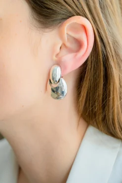 Philippe Audibert Earrings Clip Denise Argente Outlet