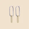 Philippe Audibert Earrings Double Oval Bicolore Online