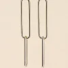 Philippe Audibert Earrings Double Oval Gm Dore Flash Sale