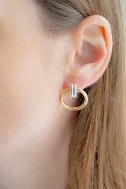 Philippe Audibert Earrings Ebba Bicolore Outlet