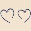 Philippe Audibert Earrings Heart Silver Plated Online