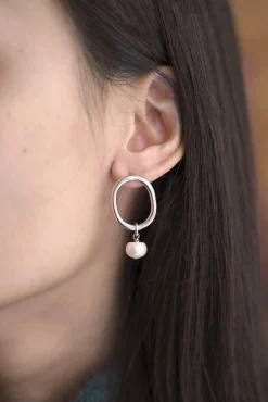 Philippe Audibert Earrings Pia Pearl Argente Cheap