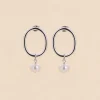Philippe Audibert Earrings Pia Pearl Argente Flash Sale