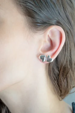 Philippe Audibert Earrings Wanda Double Coeur Flash Sale