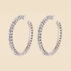 Philippe Audibert Hoop Earrings Strass Outlet