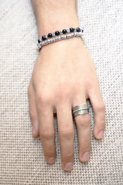 Philippe Audibert Men Bracelet Striated Online