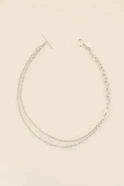 Philippe Audibert Necklace Claire Pearl New