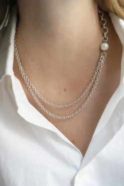 Philippe Audibert Necklace Claire Pearl New