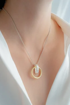 Philippe Audibert Necklace Ebba Bicolore Clearance