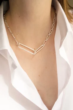 Philippe Audibert Necklace Ena Double Argente New