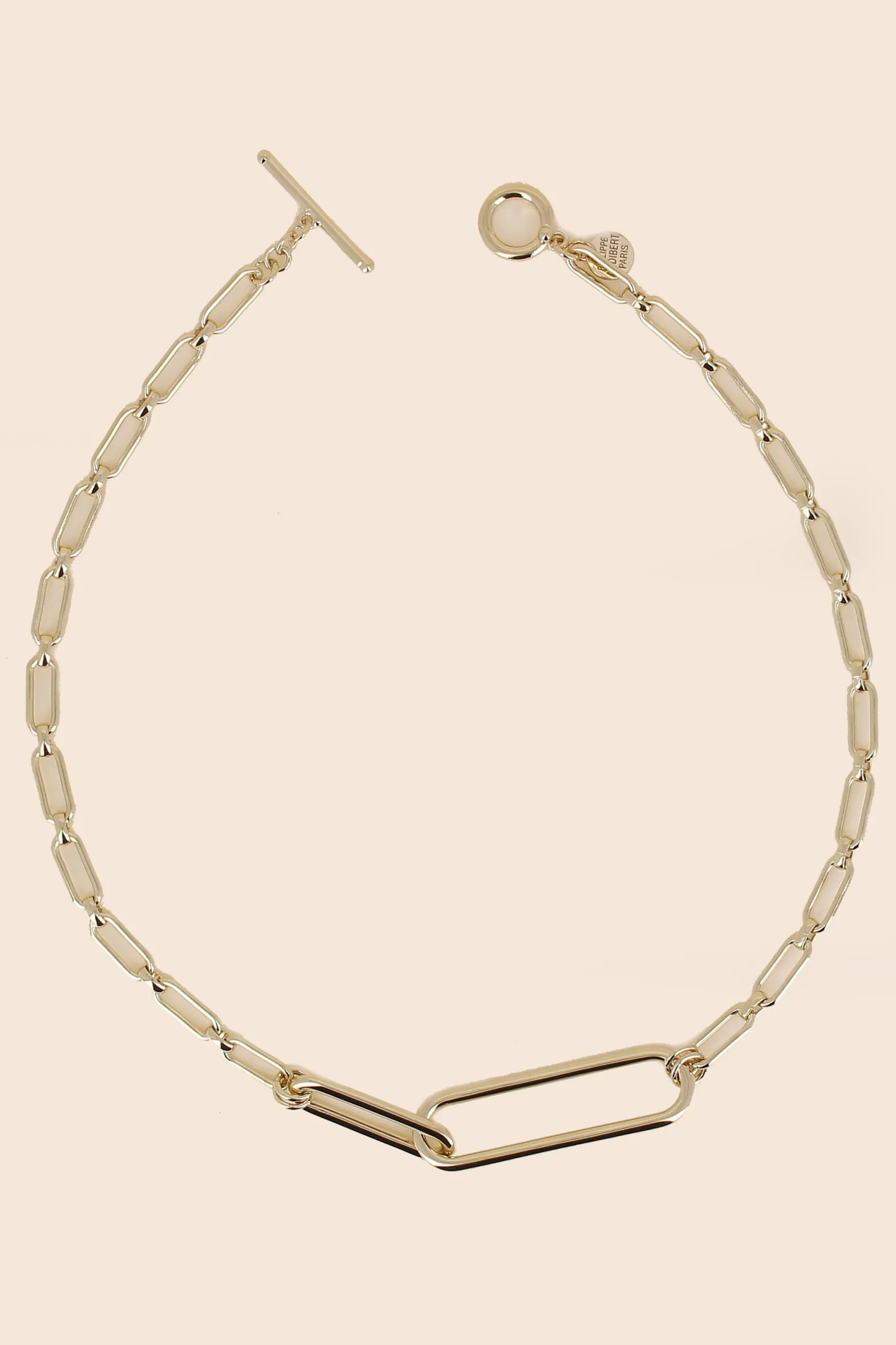 Philippe Audibert Necklace Ena Double Dore Hot