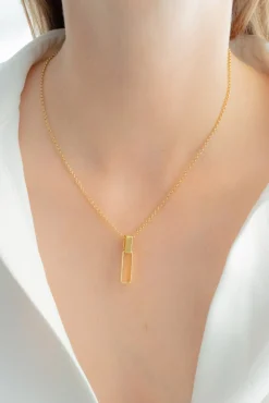Philippe Audibert Necklace Pendant Soren Dore Flash Sale