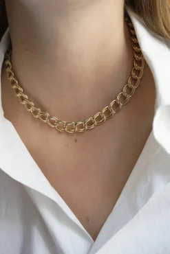 Philippe Audibert Necklace Petite Solly Dore Cheap