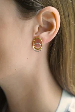 Philippe Audibert Orion Earrings Bicolore Clearance