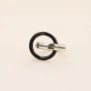 Philippe Audibert Ring Ebba Enamel Argente-Noir Best Sale